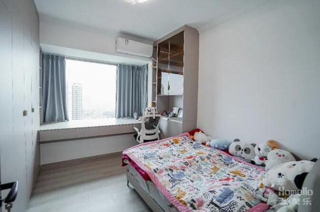 115㎡江門松鶴新城現代風,格局大氣寬敞,內飾清新簡約的實用戶型